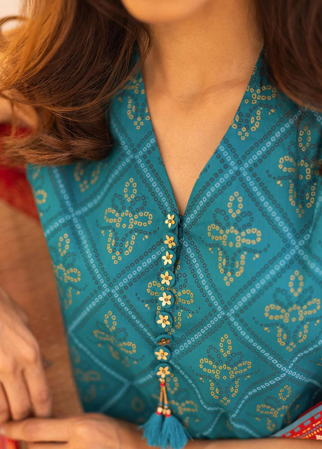 Sahar Printed Lawn Suits Unstitched 3 Piece SHR23L3 SL-WP-V2-RM-10 - Summer Collection