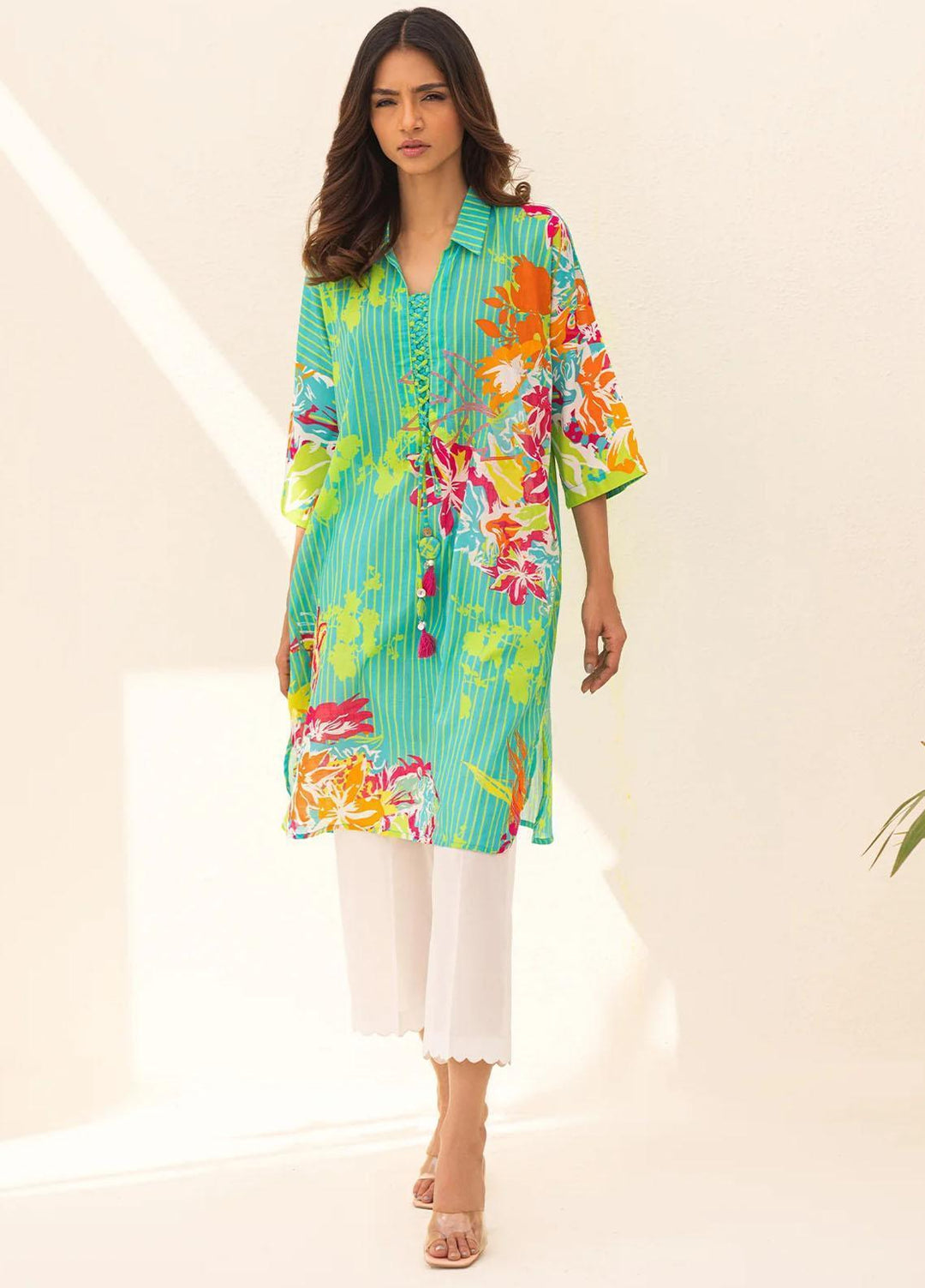 Sahar Printed Lawn  Unstitched Kurti SHR23K SSL-V1-23-11 - Summer Collection