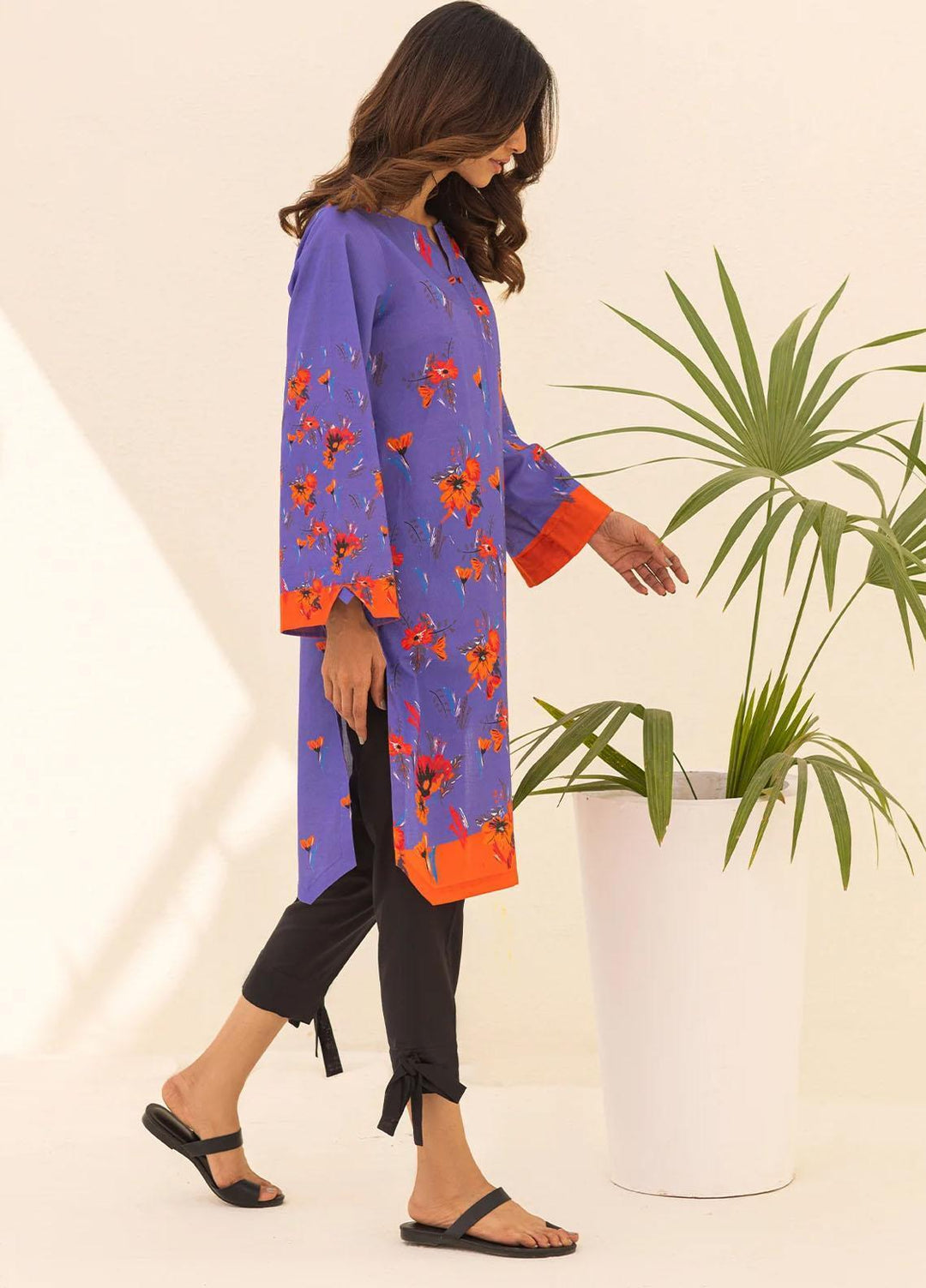 Sahar Printed Lawn  Unstitched Kurti SHR23K SSL-V1-23-12 - Summer Collection