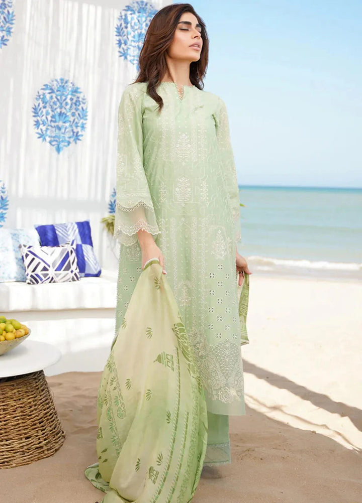 Sahar Printed Lawn Suit Unstitched 3 Piece SHR24F D-01 - Summer Collection