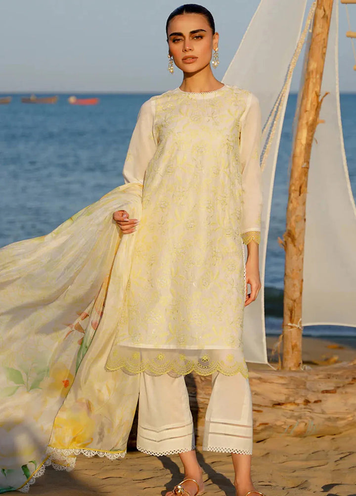 Sahar Printed Lawn Suit Unstitched 3 Piece SHR24F D-04 - Summer Collection