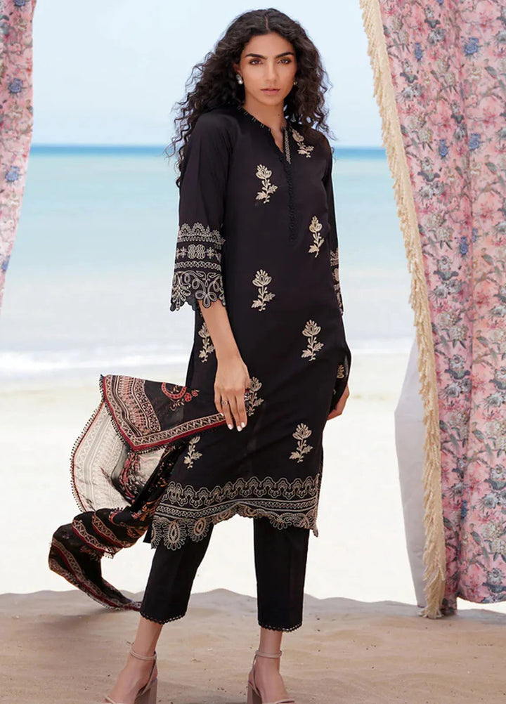 Sahar Printed Lawn Suit Unstitched 3 Piece SHR24F D-05 - Summer Collection