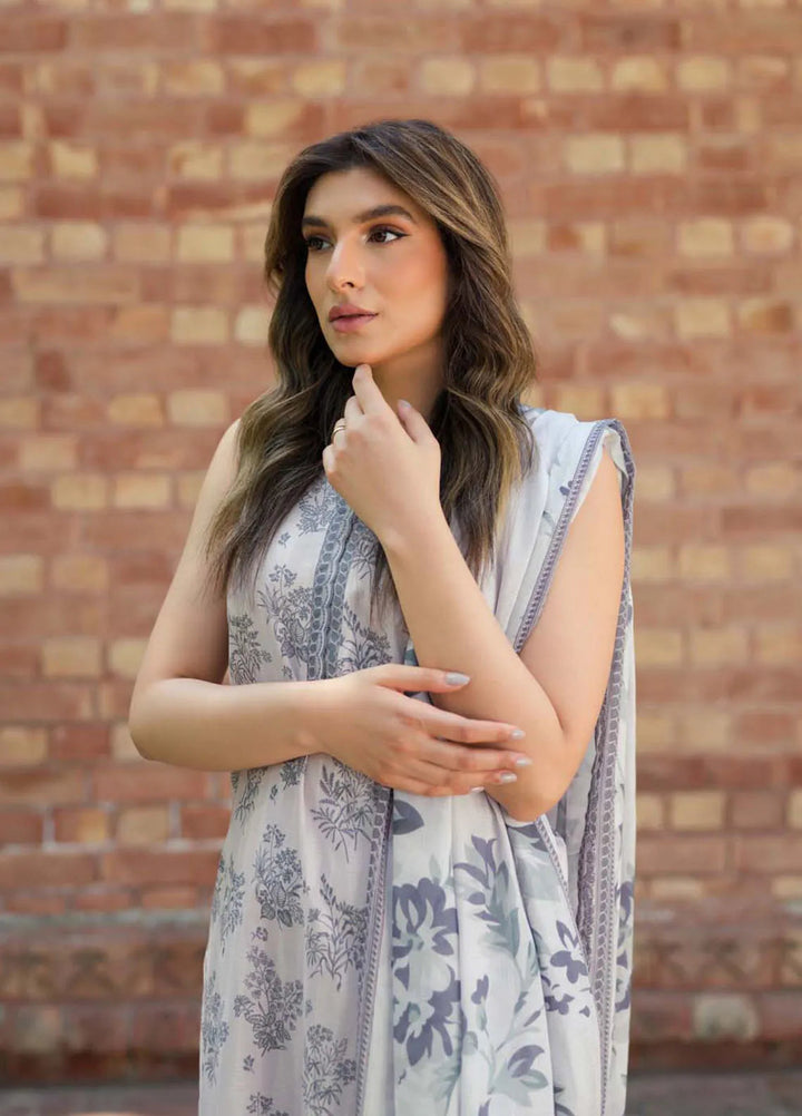 Sahar Printed Lawn Suit Unstitched 3 Piece SHR24S S24-PL-V2-08 - Summer Collection