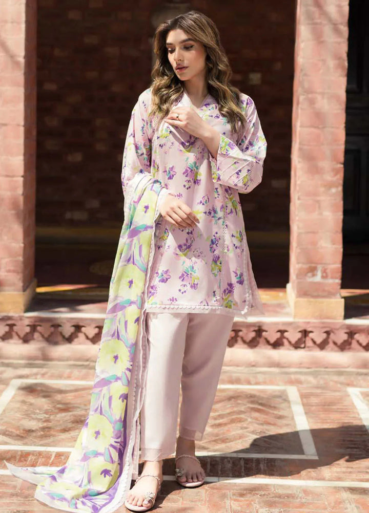 Sahar Printed Lawn Suit Unstitched 3 Piece SHR24S S24-PL-V2-11 - Summer Collection