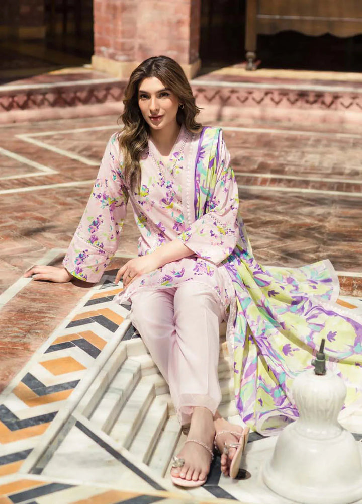 Sahar Printed Lawn Suit Unstitched 3 Piece SHR24S S24-PL-V2-11 - Summer Collection