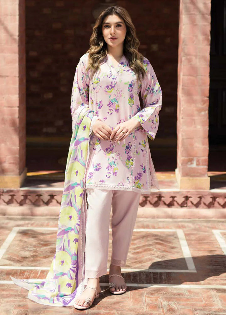 Sahar Printed Lawn Suit Unstitched 3 Piece SHR24S S24-PL-V2-11 - Summer Collection