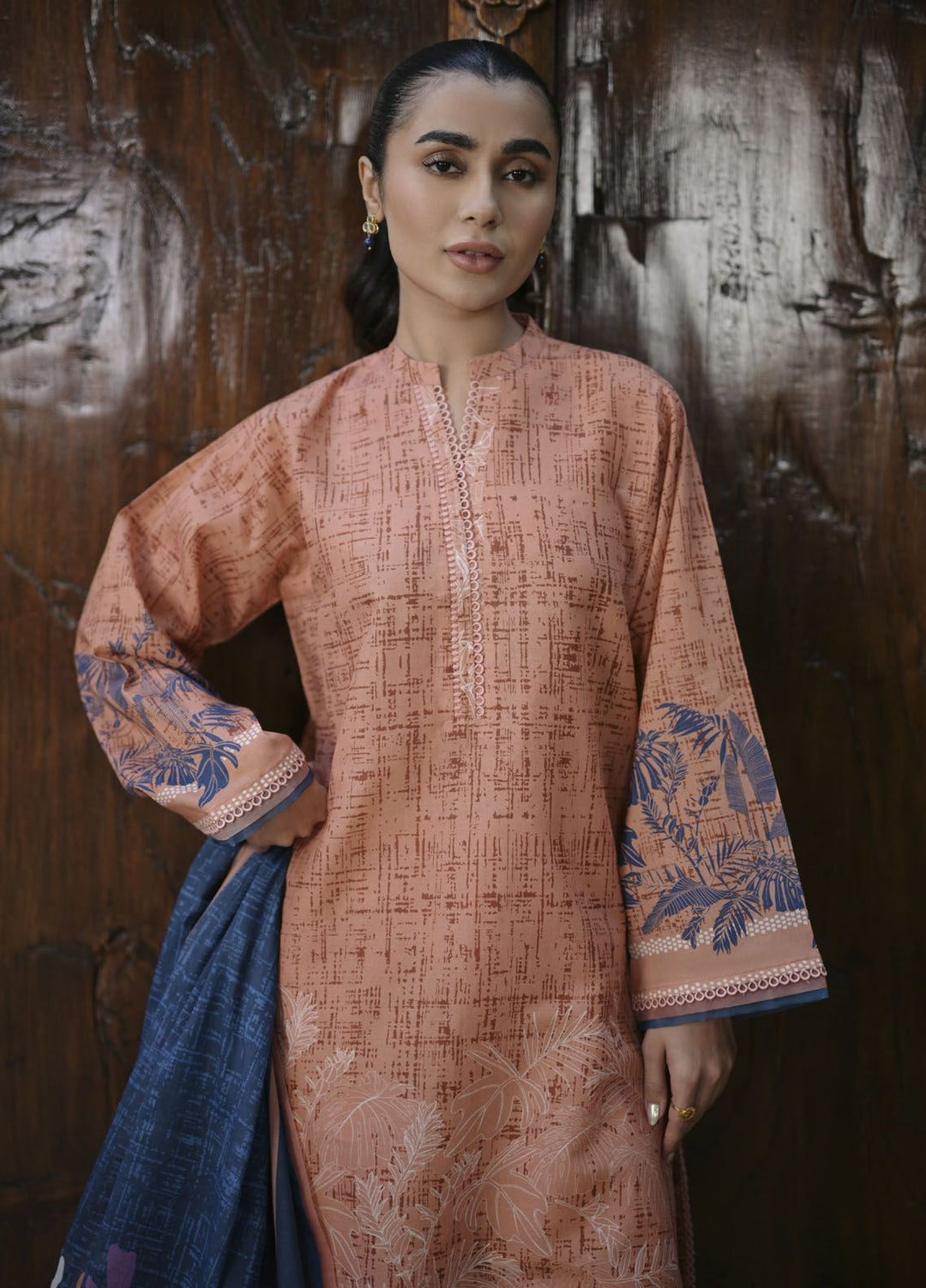 Sahar Printed Lawn Suits Unstitched 3 Piece SHR24PE S24-PL-V1-23 - Summer Collection