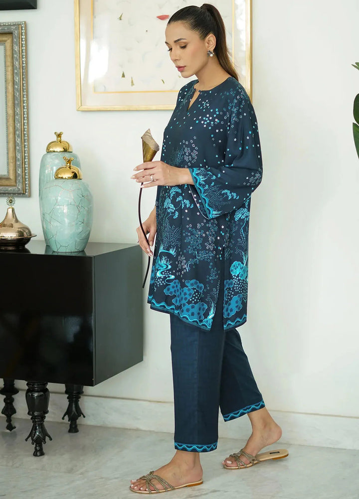 Sahar Printed Marina Suits Unstitched 2 Piece SHR24FP MT-V1-24-02 - Fall Collection