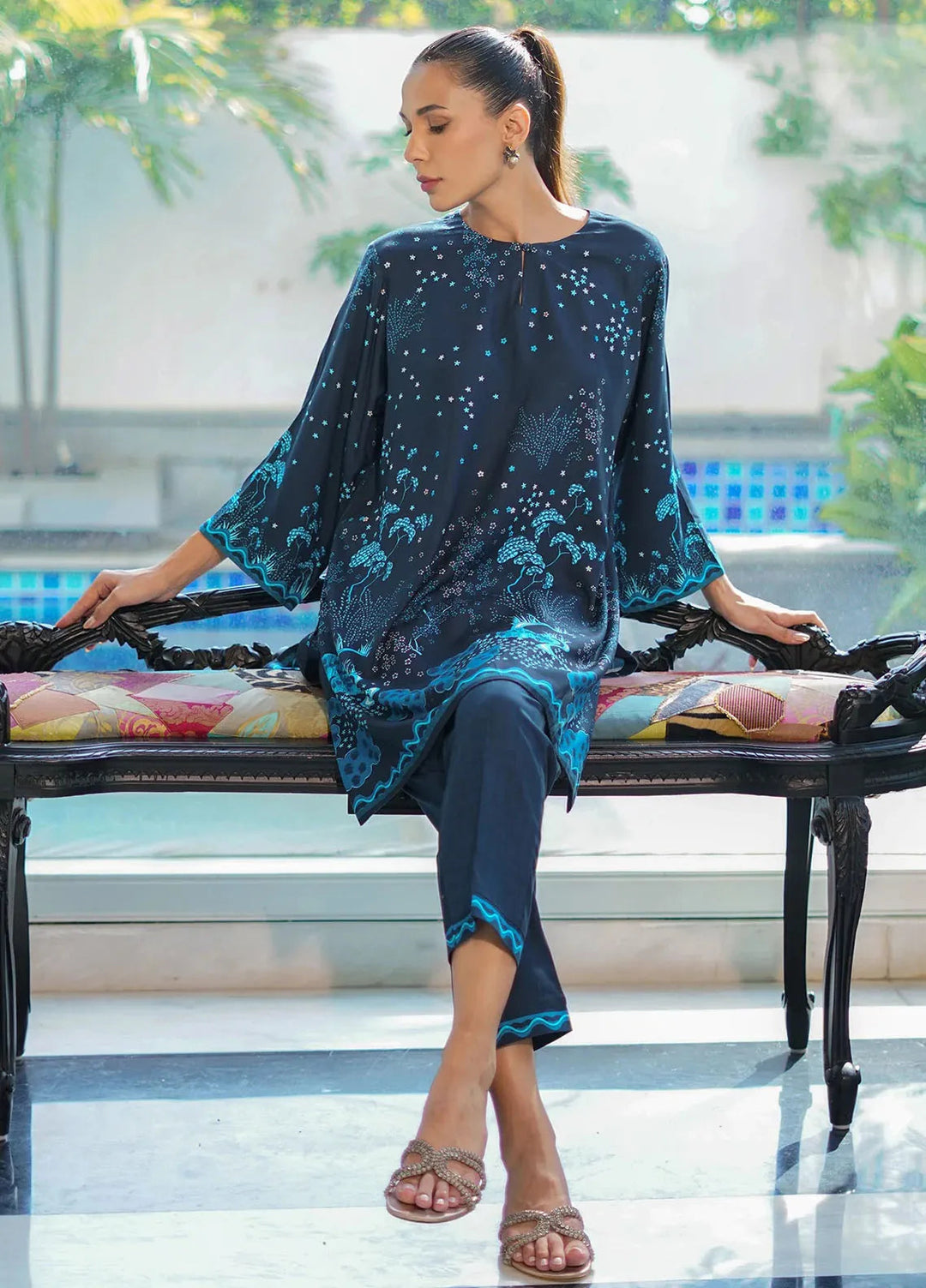 Sahar Printed Marina Suits Unstitched 2 Piece SHR24FP MT-V1-24-02 - Fall Collection