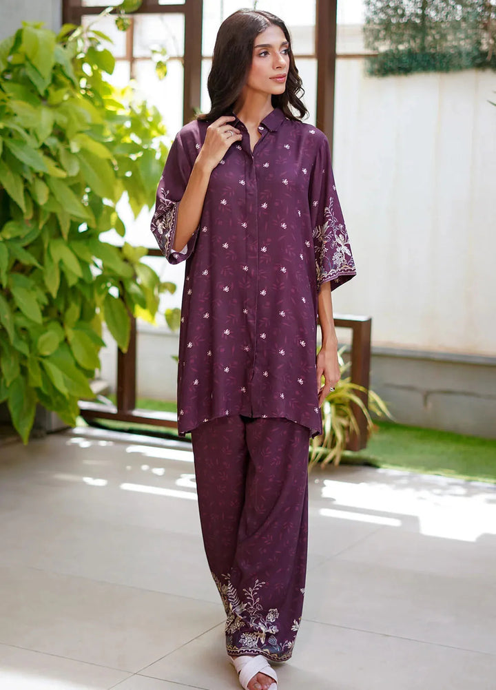 Sahar Printed Marina Suits Unstitched 2 Piece SHR24FP MT-V1-24-03 - Fall Collection