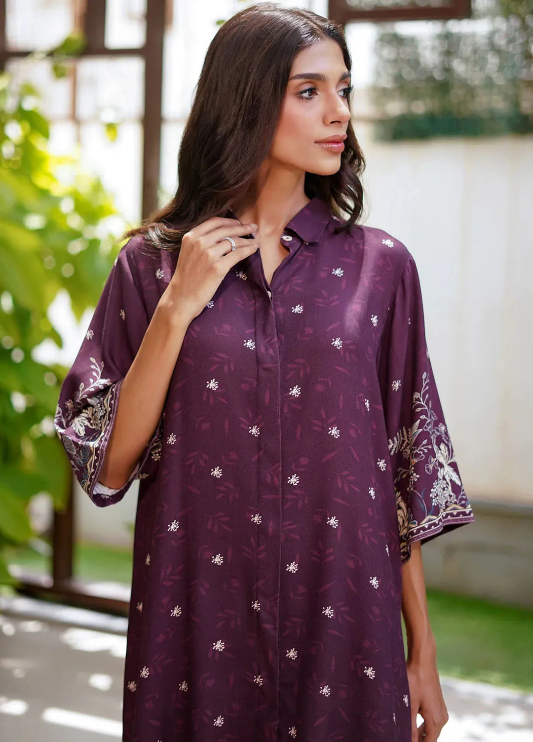 Sahar Printed Marina Suits Unstitched 2 Piece SHR24FP MT-V1-24-03 - Fall Collection