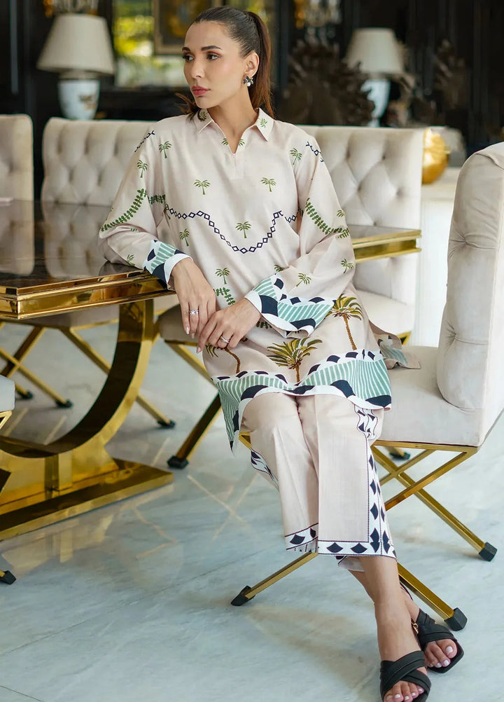 Sahar Printed Marina Suits Unstitched 2 Piece SHR24FP MT-V1-24-04 - Fall Collection