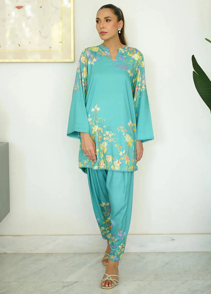 Sahar Printed Marina Suits Unstitched 2 Piece SHR24FP MT-V1-24-05 - Fall Collection