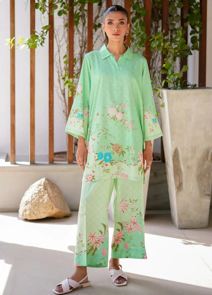 Sahar Printed Marina Suits Unstitched 2 Piece SHR24FP MT-V1-24-06 - Fall Collection