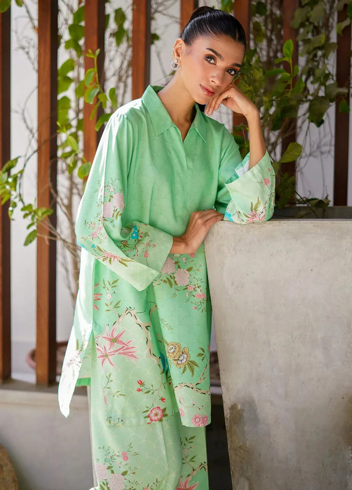 Sahar Printed Marina Suits Unstitched 2 Piece SHR24FP MT-V1-24-06 - Fall Collection