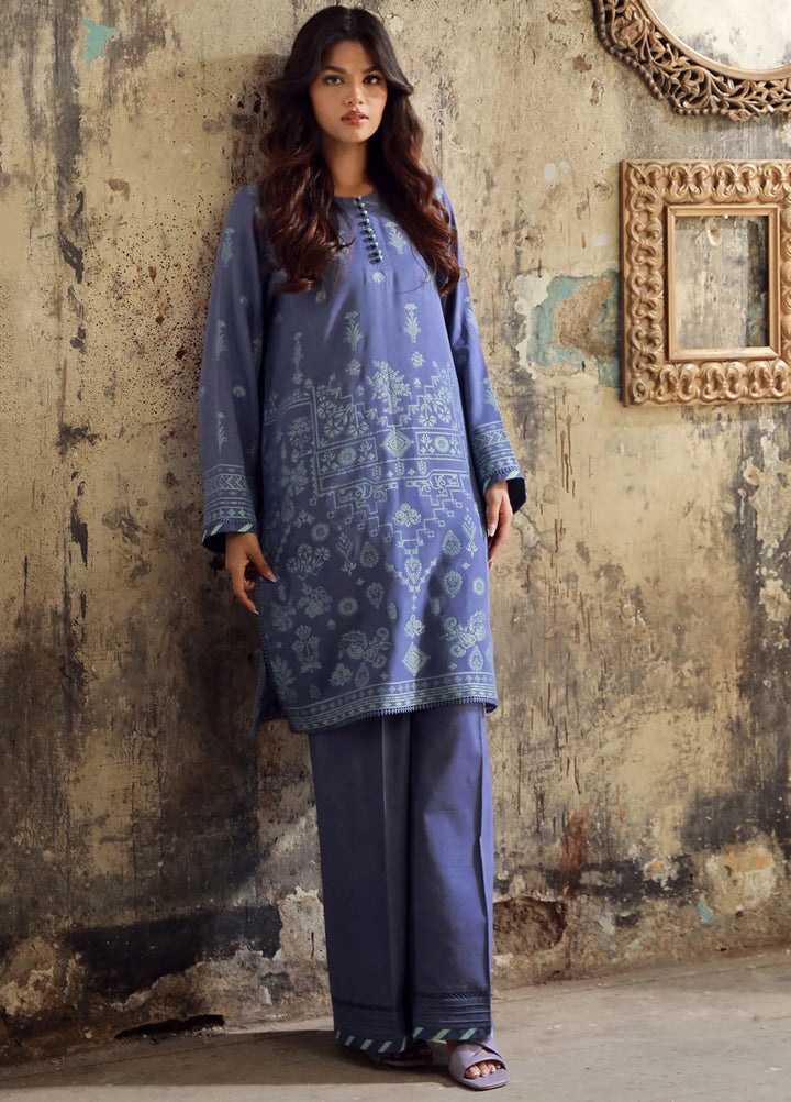 Sahar Printed Viscose Suit Unstitched 3 Piece SHR24 JV-24-V3-04 Mystic Wisteria - Winter Collection