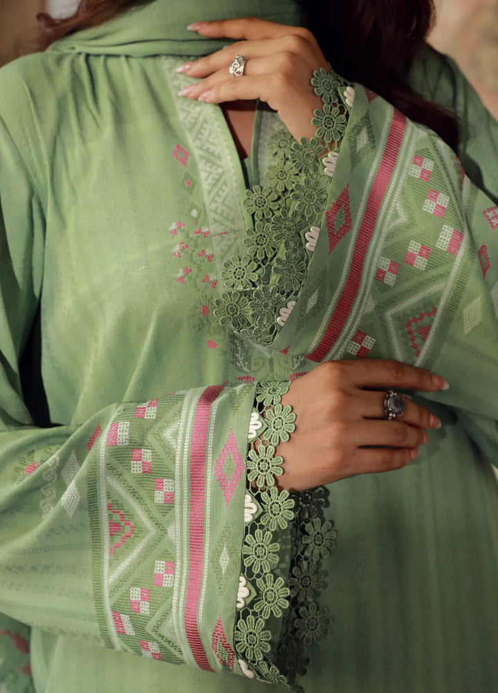 Sahar Printed Viscose Suit Unstitched 3 Piece SHR24 JV-24-V3-05 Thyme n Thistle - Winter Collection