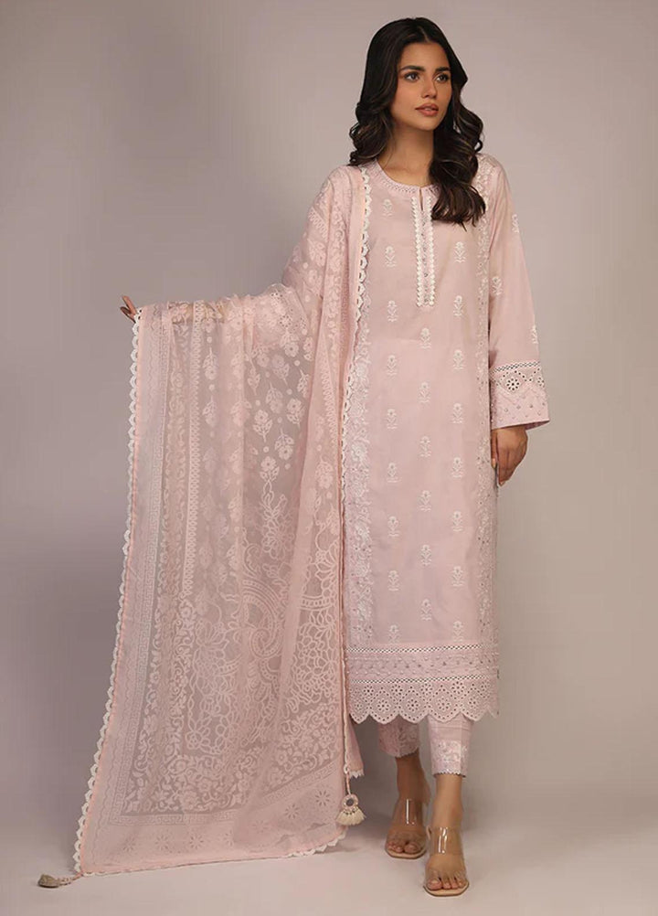 Sahar Embroidered Lawn Suits Unstitched 3 Piece SHR23CL S23-CK-005 - Summer Collection