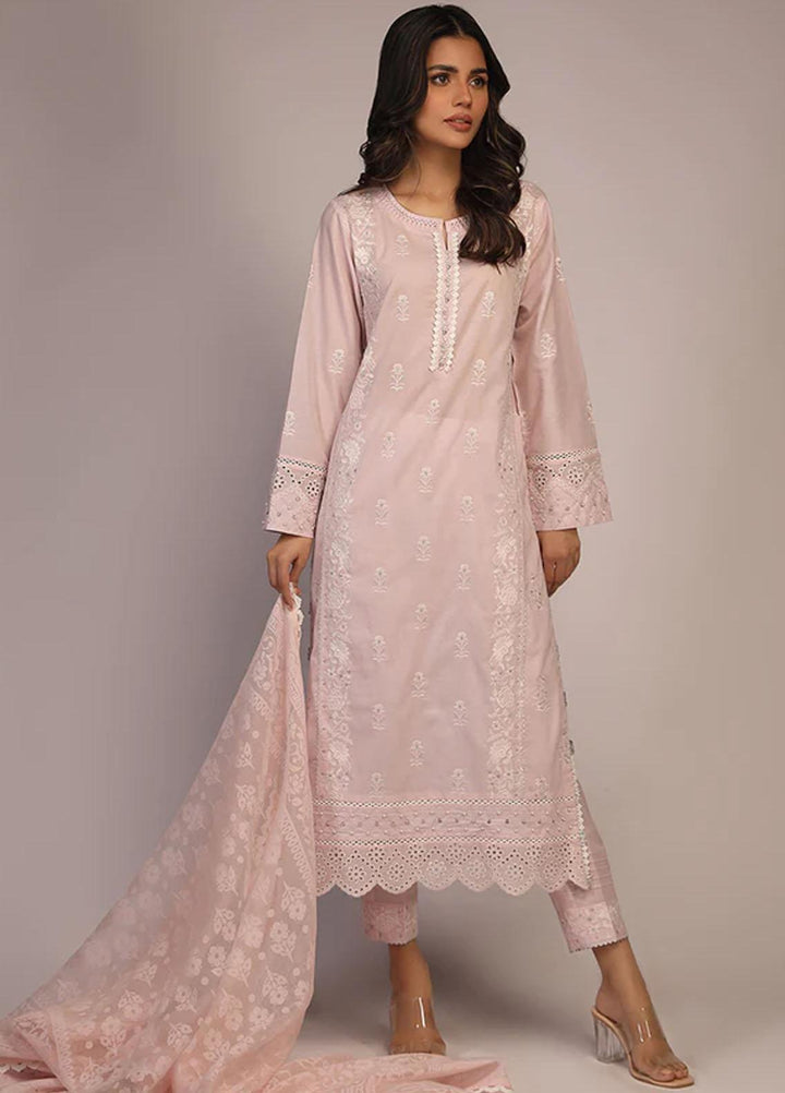 Sahar Embroidered Lawn Suits Unstitched 3 Piece SHR23CL S23-CK-005 - Summer Collection