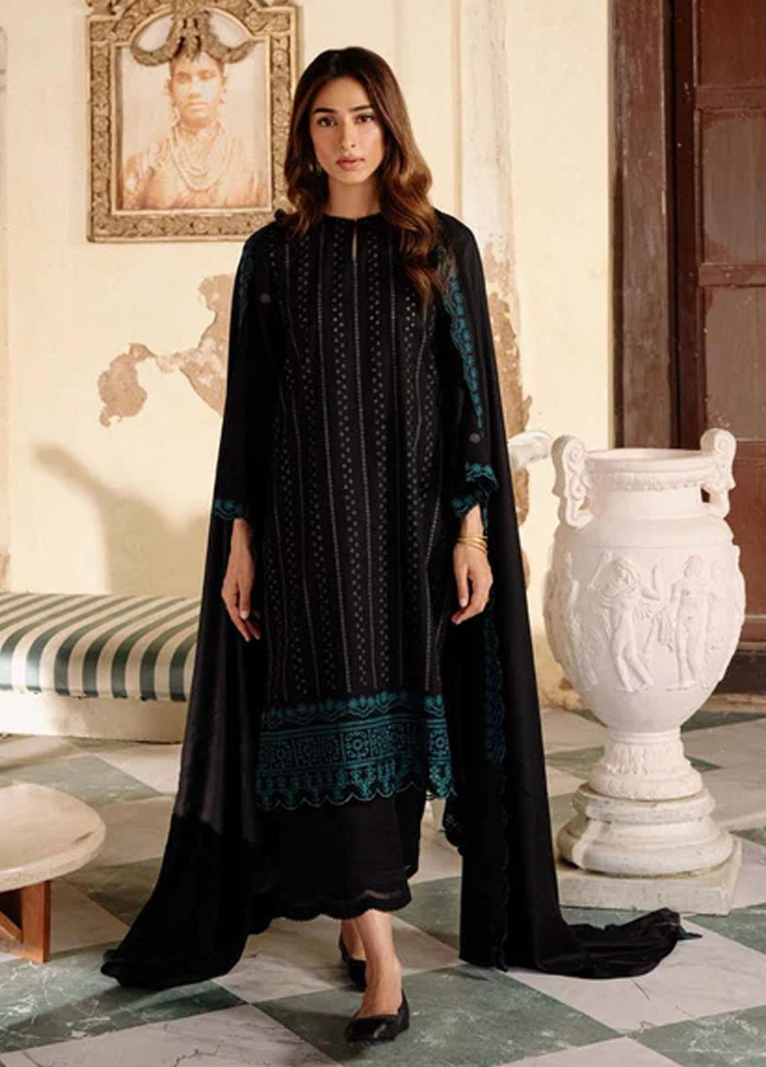 Sahar Embroidered Khaddar Suits Unstitched 3 Piece SKWD-V2-23-02 - Winter Collection