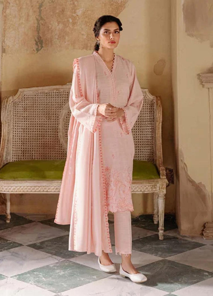 Sahar Embroidered Khaddar Suits Unstitched 3 Piece SKWD-V2-23-03 - Winter Collection