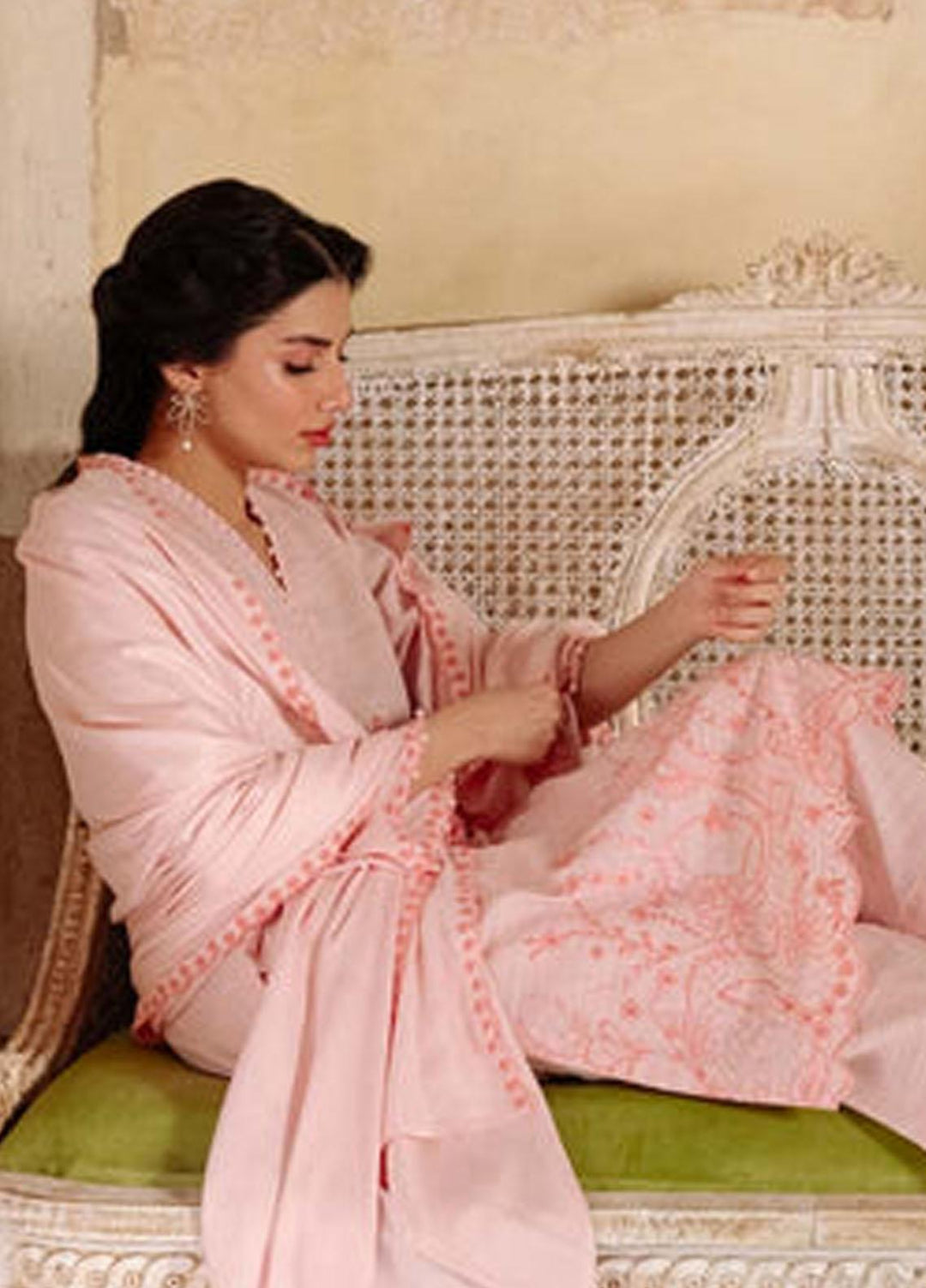 Sahar Embroidered Khaddar Suits Unstitched 3 Piece SKWD-V2-23-03 - Winter Collection