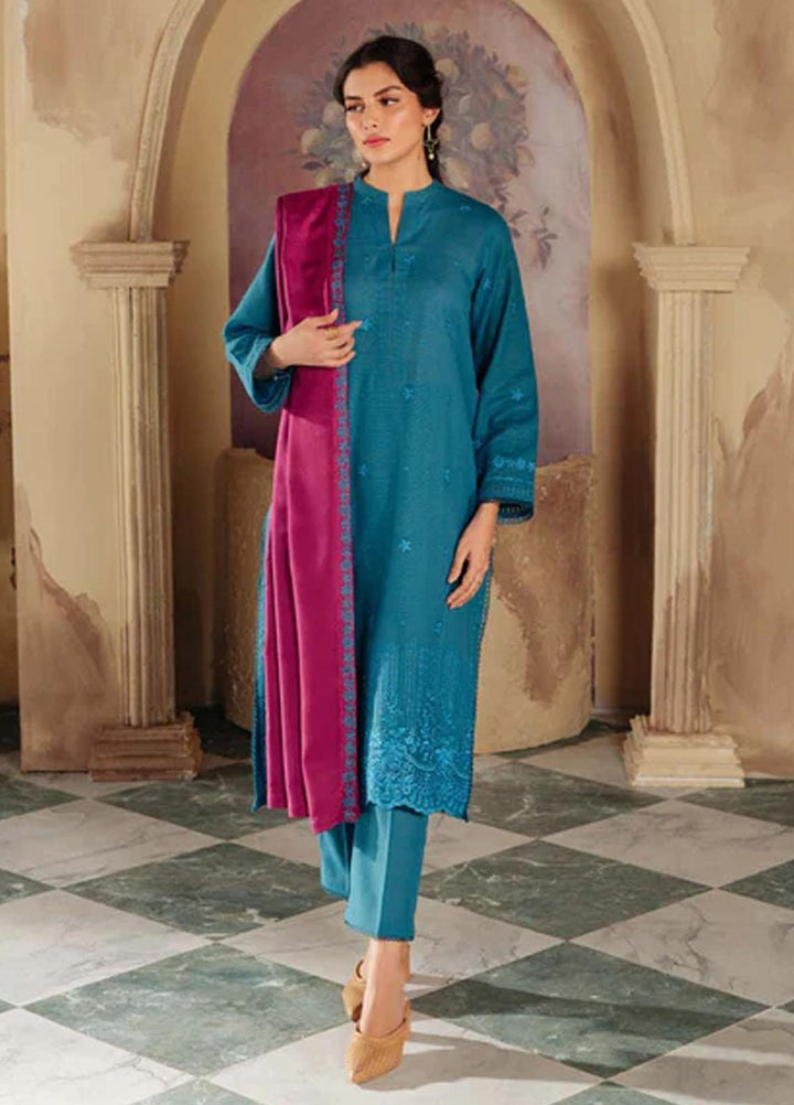 Sahar Embroidered Khaddar Suits Unstitched 3 Piece SKWD-V2-23-06 - Winter Collection