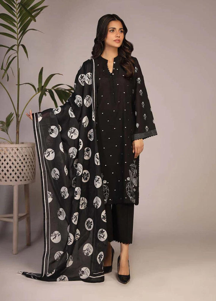 Sahar Embroidered Lawn Suits Unstitched 3 Piece SHR23EL SL-SLUB-23-01 - Summer Collection