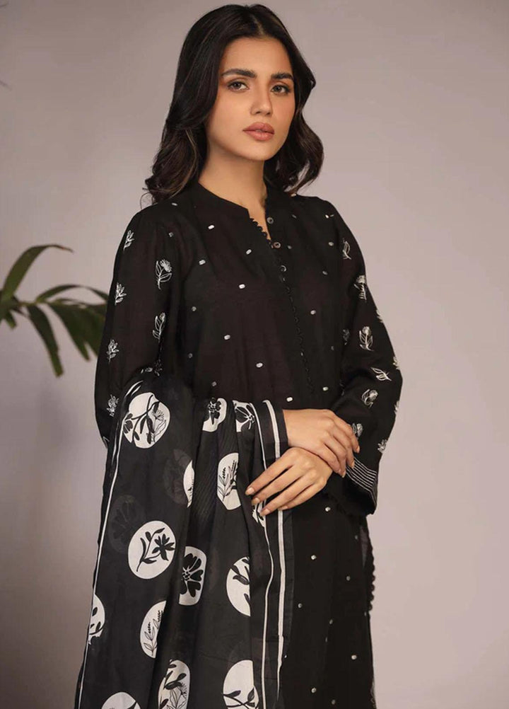 Sahar Embroidered Lawn Suits Unstitched 3 Piece SHR23EL SL-SLUB-23-01 - Summer Collection