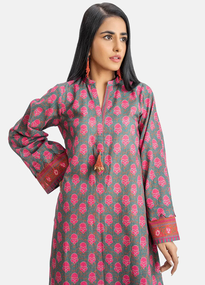 Sahar Printed Khaddar Suits Unstitched 2 Piece SHR22KC SWK-V1-22-011 - Winter Collection