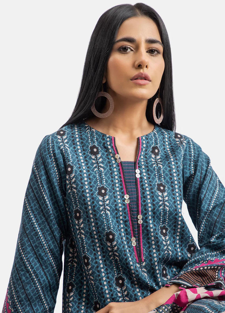 Sahar Printed Khaddar Suits Unstitched 3 Piece SHR22KC SWK-V1-22-05 - Winter Collection