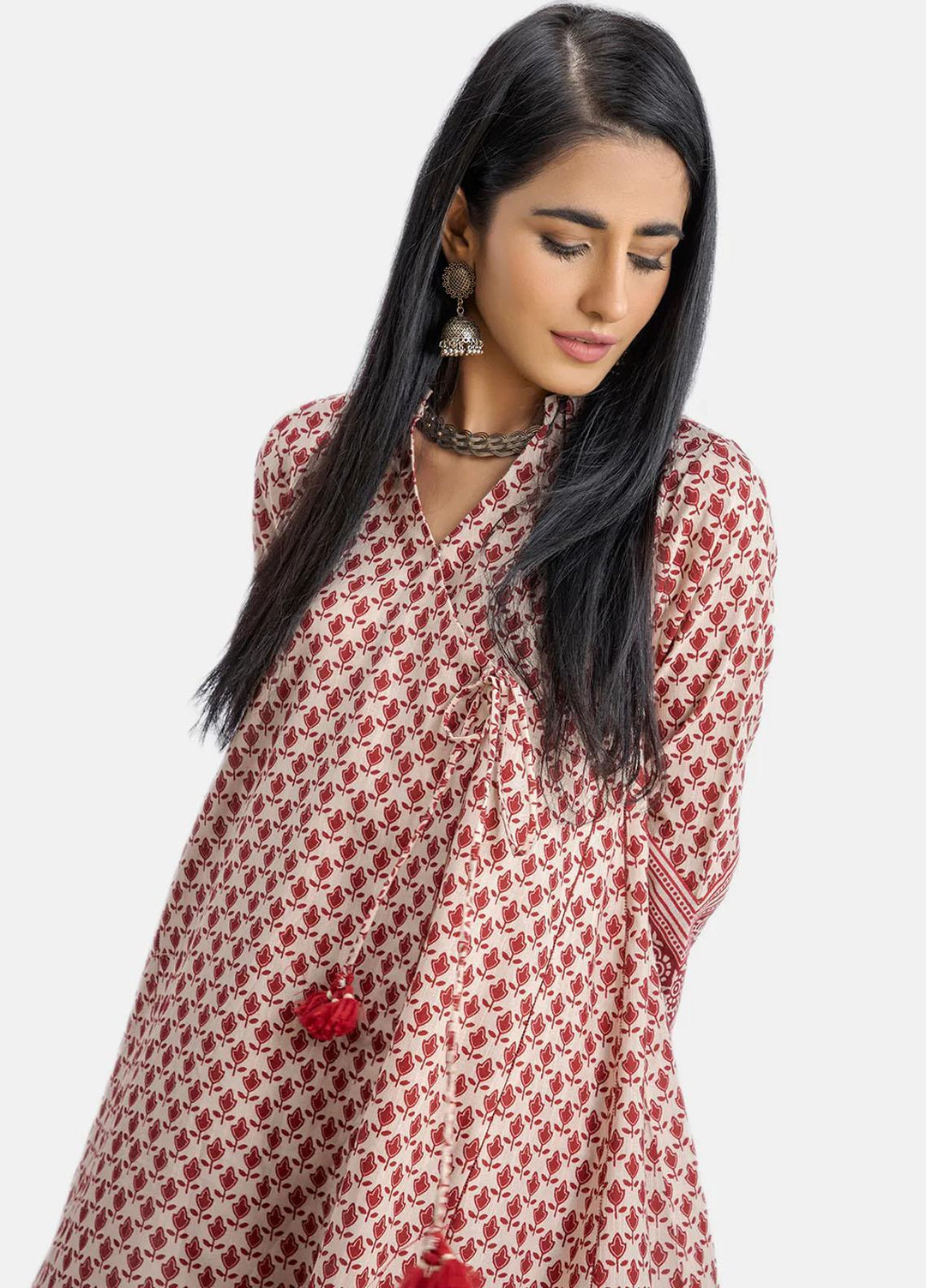 Sahar Printed Khaddar Suits Unstitched 2 Piece SHR22KC SWK-V1-22-08 - Winter Collection