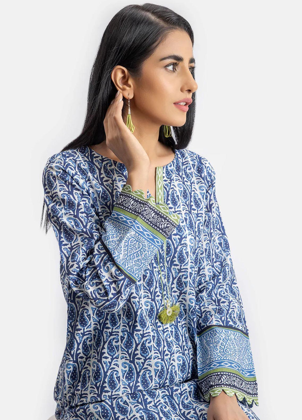 Sahar Printed Khaddar Suits Unstitched 2 Piece SHR22KC SWK-V1-22-09 - Winter Collection
