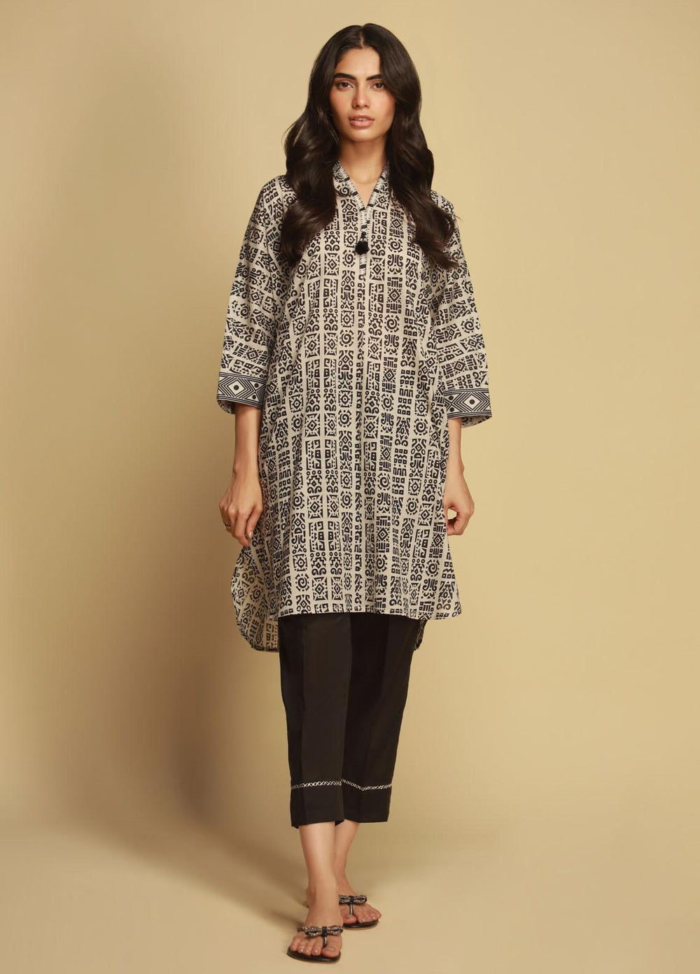 Sahar Printed Lawn Suits Unstitched 3 Piece SHR23MS SBW-23-01 - Summer Collection