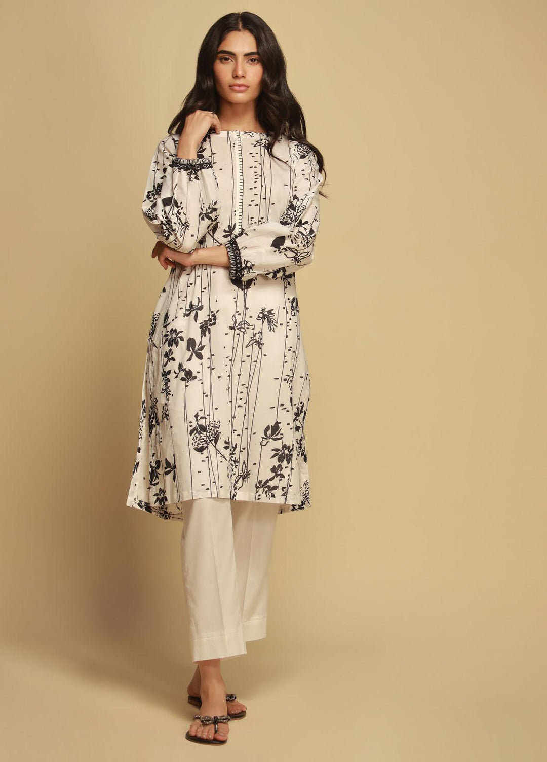 Sahar Printed Lawn Suits Unstitched 3 Piece SHR23MS SBW-23-02 - Summer Collection