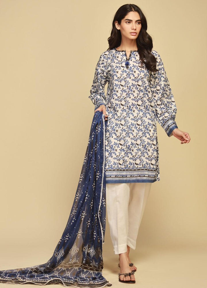 Sahar Printed Lawn Suits Unstitched 3 Piece SHR23MS SBW-23-04 - Summer Collection