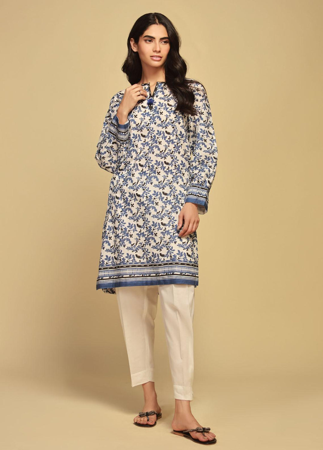 Sahar Printed Lawn Suits Unstitched 3 Piece SHR23MS SBW-23-04 - Summer Collection