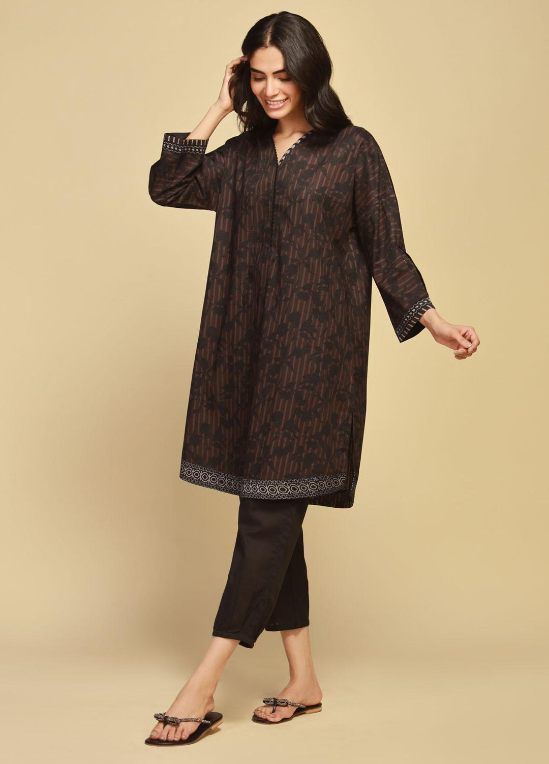 Sahar Printed Lawn Suits Unstitched 3 Piece SHR23MS SBW-23-06 - Summer Collection