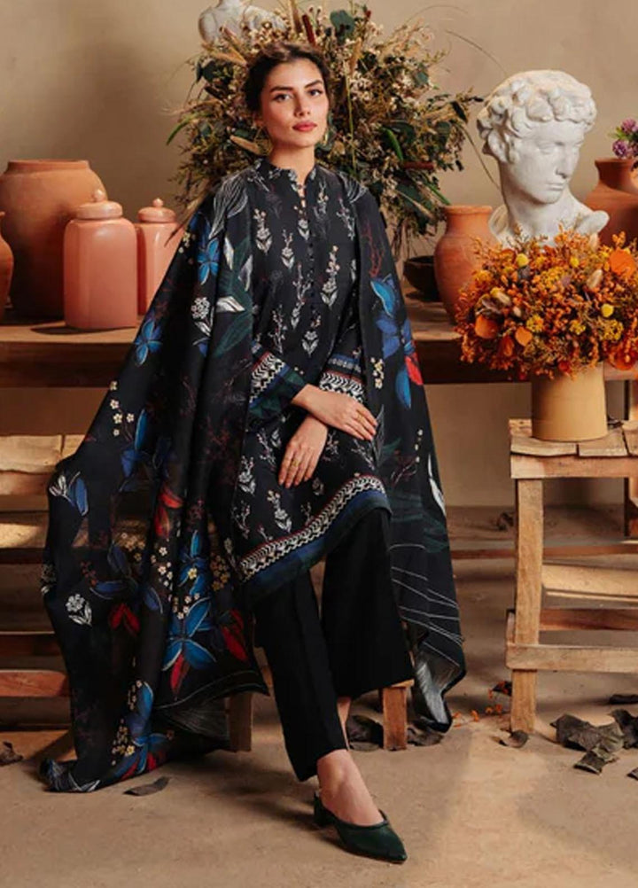 Sahar Printed Khaddar Suits Unstitched 3 Piece SKWP-V2-23-02 - Winter Collection