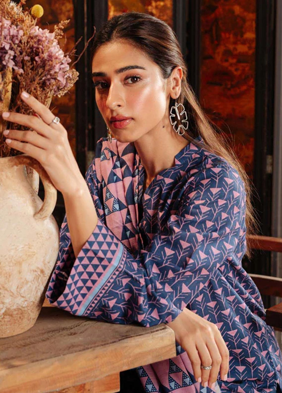 Sahar Printed Khaddar Suits Unstitched 3 Piece SKWP-V2-23-04 - Winter Collection
