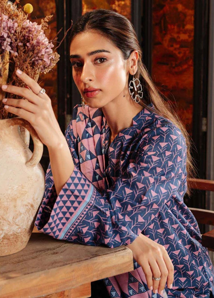 Sahar Printed Khaddar Suits Unstitched 3 Piece SKWP-V2-23-04 - Winter Collection