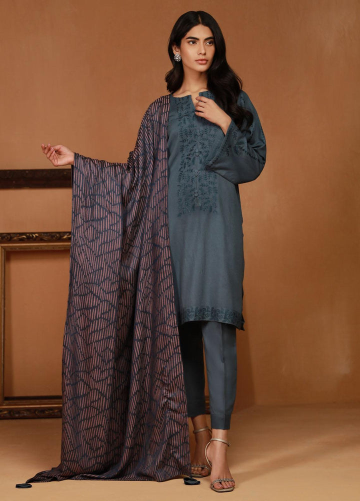 Sahar Embroidered Karandi Suits Unstitched 3 Piece SHR23WK SK-V2-23-01 - Winter Collection