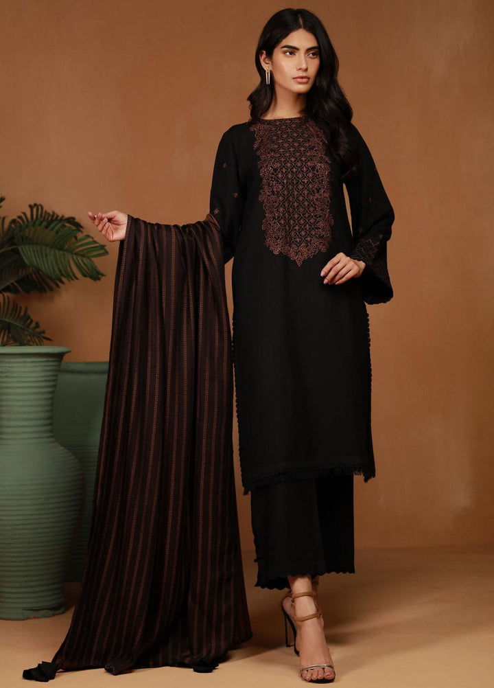Sahar Embroidered Karandi Suits Unstitched 3 Piece SHR23WK SK-V2-23-03 - Winter Collection