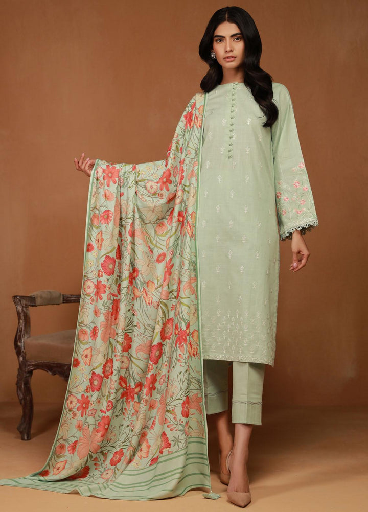 Sahar Embroidered Cross Hatch Suits Unstitched 3 Piece SHR23WCH WCH-V2-23-01 - Winter Collection