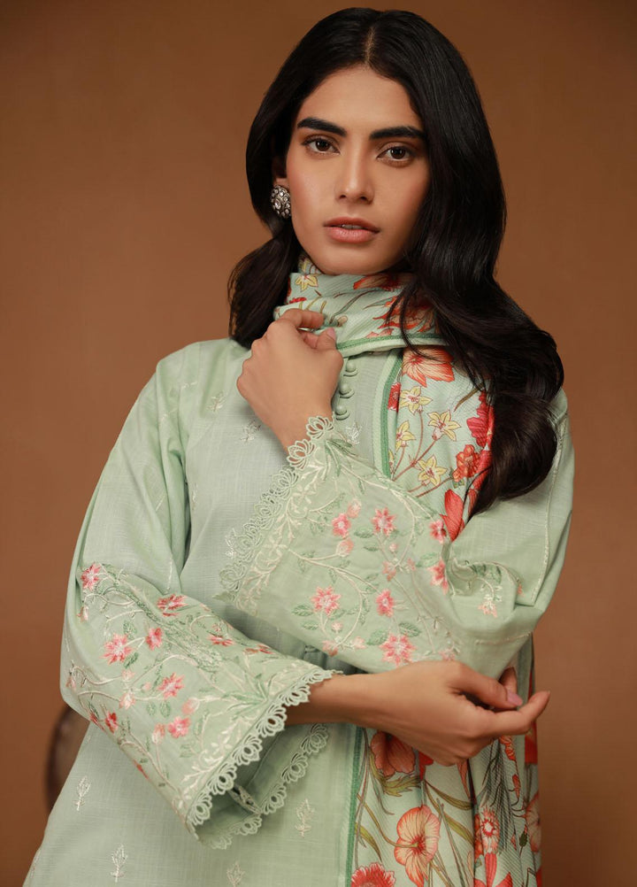 Sahar Embroidered Cross Hatch Suits Unstitched 3 Piece SHR23WCH WCH-V2-23-01 - Winter Collection
