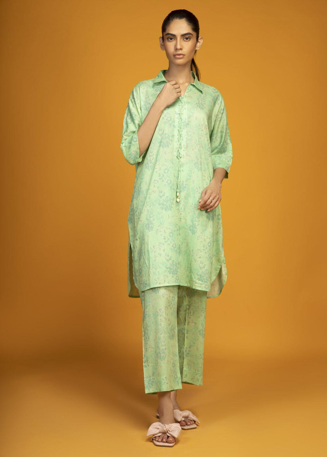 Sahar Printed Lawn Suits Unstitched 2 Piece SHR23PE SSL-V3-23-12 - Summer Collection