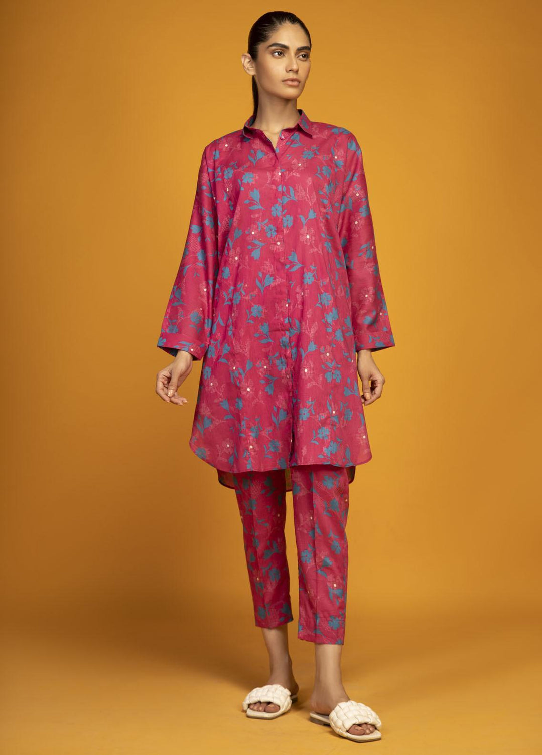 Sahar Printed Lawn Suits Unstitched 2 Piece SHR23PE SSL-V3-23-13 - Summer Collection