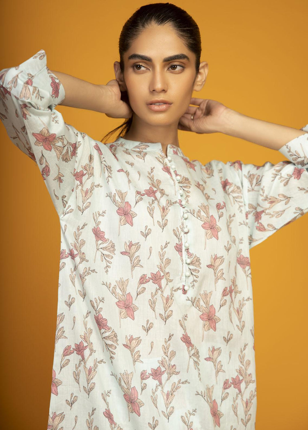 Sahar Printed Lawn Suits Unstitched 2 Piece SHR23PE SSL-V3-23-14 - Summer Collection