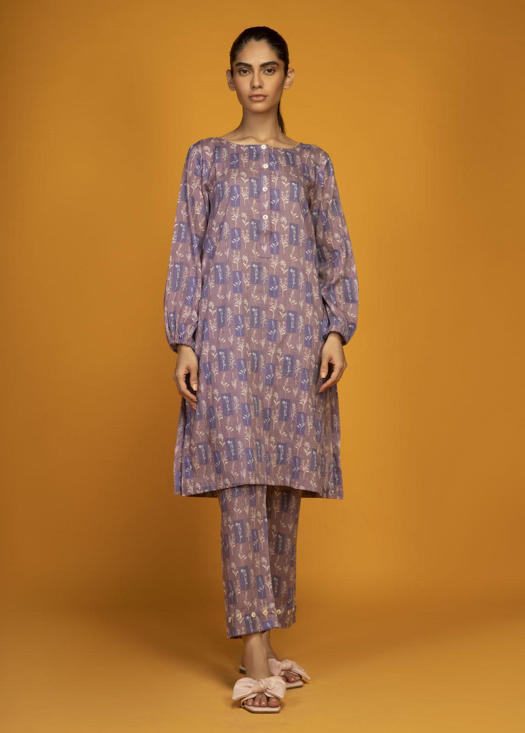 Sahar Printed Lawn Suits Unstitched 2 Piece SHR23PE SSL-V3-23-15 - Summer Collection