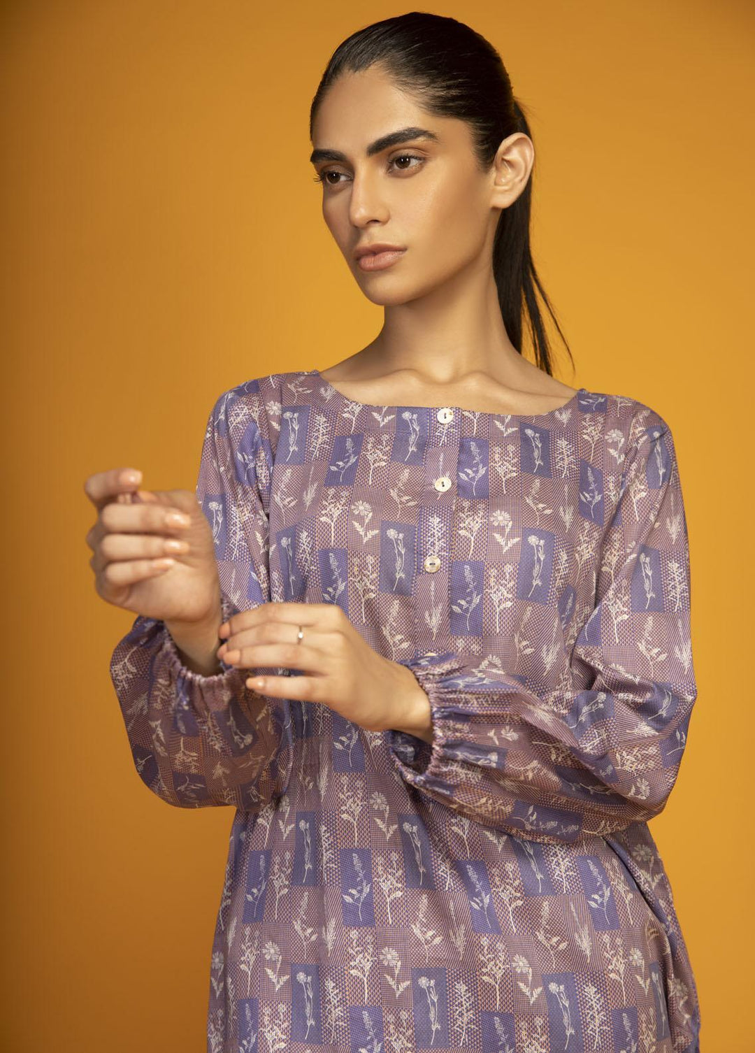 Sahar Printed Lawn Suits Unstitched 2 Piece SHR23PE SSL-V3-23-15 - Summer Collection